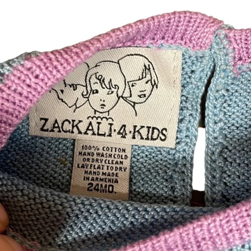 NWT‎ Zack Ali 4 Kids Knitted Short Sleeve Top Size 12 months